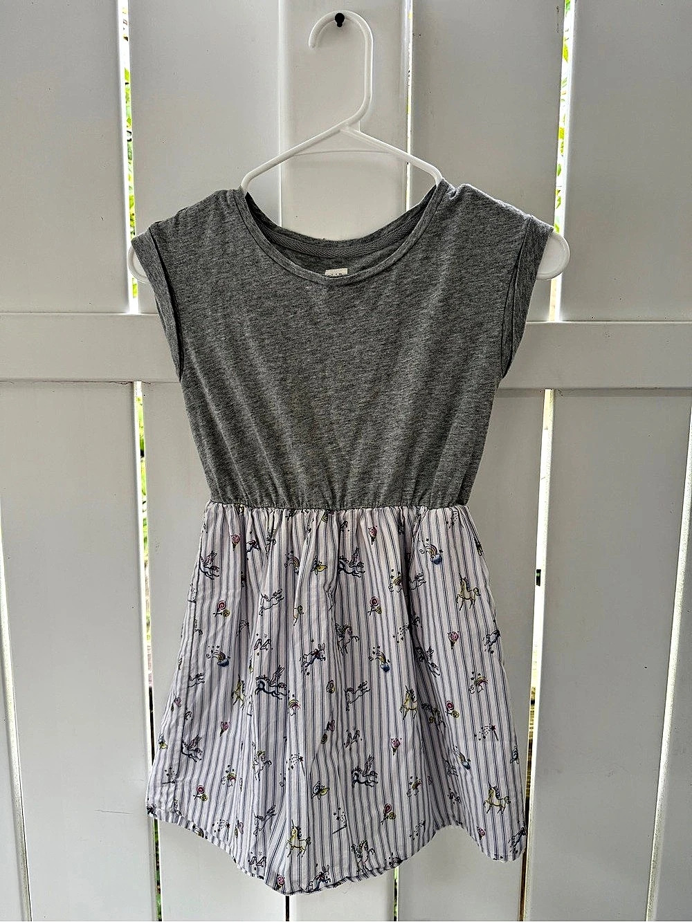 Gap Girls Striped Casual Dress Size Medium (8) Like New
